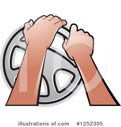 Royalty-Free (RF) Steering Wheel Clipart Illustration by Lal Perera - Stock Sample #1252305