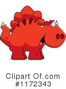 Stegosaurus Clipart #1172343 by Cory Thoman