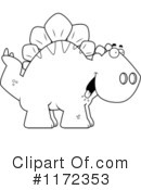 Stegosaurus Clipart #1172353 by Cory Thoman
