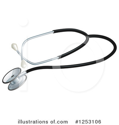 Royalty-Free (RF) Stethoscope Clipart Illustration by AtStockIllustration - Stock Sample #1253106