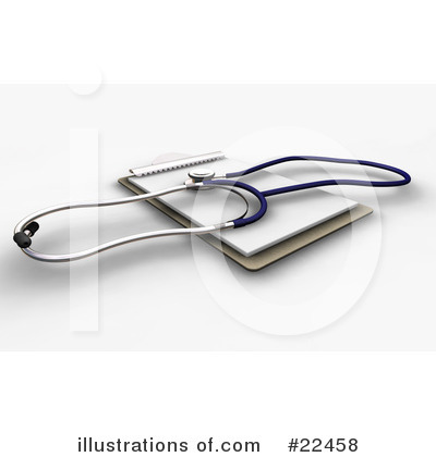 Royalty-Free (RF) Stethoscope Clipart Illustration by KJ Pargeter - Stock Sample #22458