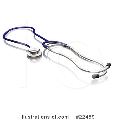 Royalty-Free (RF) Stethoscope Clipart Illustration by KJ Pargeter - Stock Sample #22459