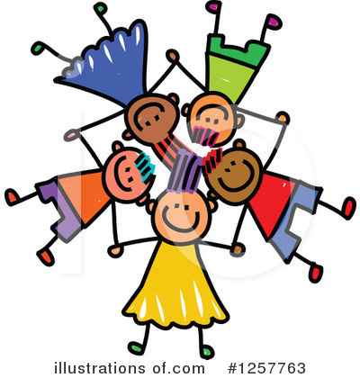 Royalty-Free (RF) Stick Children Clipart Illustration by Prawny - Stock Sample #1257763
