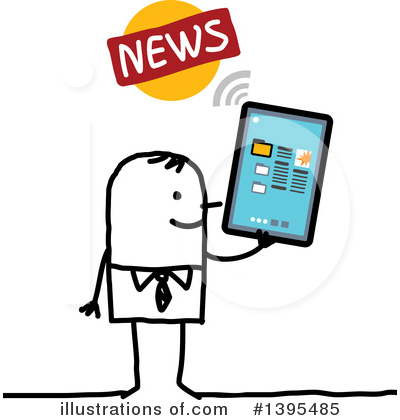 Tablet Computer Clipart #1395485 by NL shop