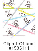 Stick People Clipart #1535111 by NL shop