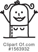 Stick People Clipart #1563932 by NL shop