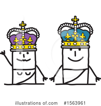 Royalty-Free (RF) Stick People Clipart Illustration by NL shop - Stock Sample #1563961