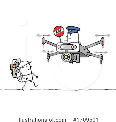 Drone Clipart #1709501 by NL shop