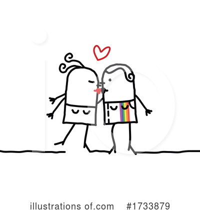 Lovers Clipart #1733879 by NL shop