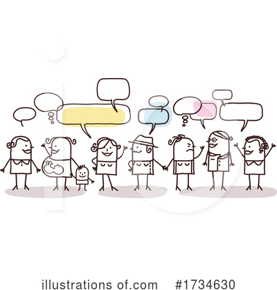 Royalty-Free (RF) Stick People Clipart Illustration by NL shop - Stock Sample #1734630