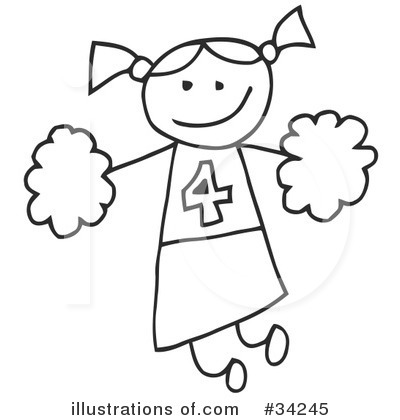 Royalty-Free (RF) Stick People Clipart Illustration by C Charley-Franzwa - Stock Sample #34245