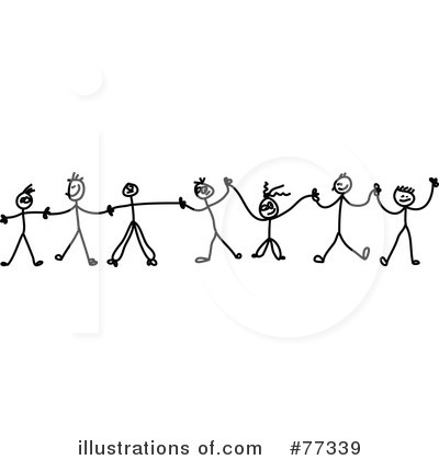 Royalty-Free (RF) Stick People Clipart Illustration by Prawny - Stock Sample #77339