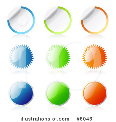 Royalty-Free (RF) Stickers Clipart Illustration by Oligo - Stock Sample #60461