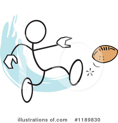 American Football Clipart #1189830 by Johnny Sajem