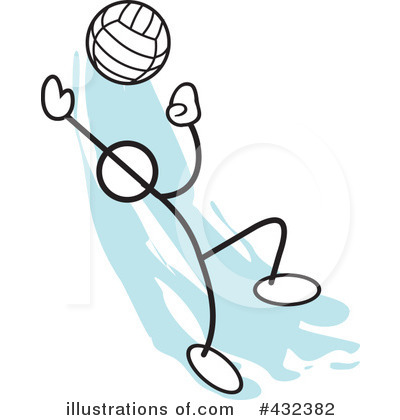 Volleyball Clipart #432382 by Johnny Sajem
