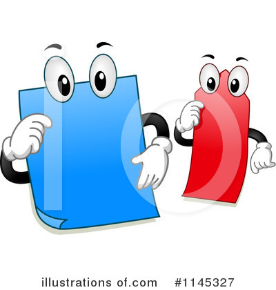 Royalty-Free (RF) Sticky Note Clipart Illustration by BNP Design Studio - Stock Sample #1145327