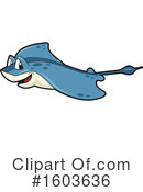 Stingray Clipart #1603636 by Mascot Junction