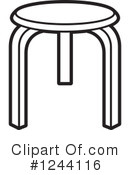 Stool Clipart #1244116 by Lal Perera