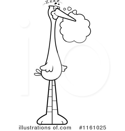 Royalty-Free (RF) Stork Clipart Illustration by Cory Thoman - Stock Sample #1161025