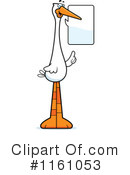 Stork Clipart #1161053 by Cory Thoman