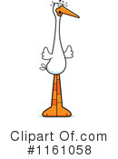Stork Clipart #1161058 by Cory Thoman
