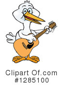Stork Clipart #1285100 by Dennis Holmes Designs