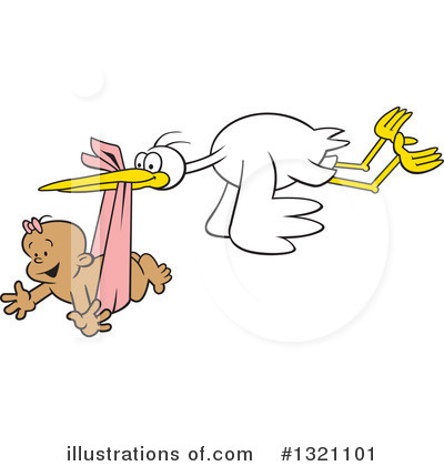 Stork Clipart #1321101 by Johnny Sajem