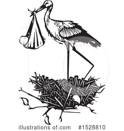 Stork Clipart #1528810 by xunantunich