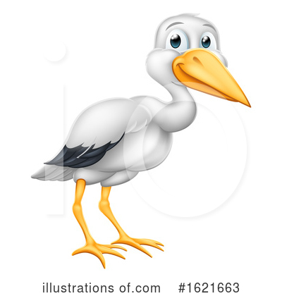 Royalty-Free (RF) Stork Clipart Illustration by AtStockIllustration - Stock Sample #1621663