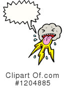 Storm Cloud Clipart #1204885 by lineartestpilot