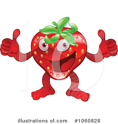 Strawberry Clipart #1060828 by AtStockIllustration