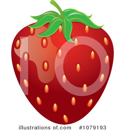 Strawberries Clipart #1079193 by Pams Clipart