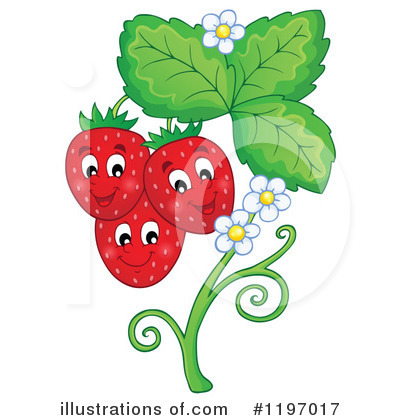 Strawberries Clipart #1197017 by visekart