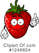 Strawberry Clipart #1246824 by Vector Tradition SM