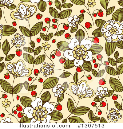 Royalty-Free (RF) Strawberry Clipart Illustration by Vector Tradition SM - Stock Sample #1307513