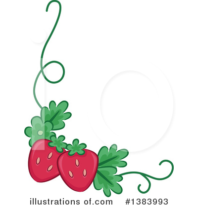 Strawberries Clipart #1383993 by BNP Design Studio