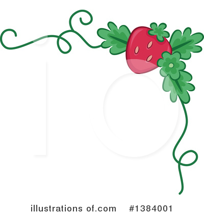 Royalty-Free (RF) Strawberry Clipart Illustration by BNP Design Studio - Stock Sample #1384001