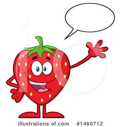 Royalty-Free (RF) Strawberry Clipart Illustration by Hit Toon - Stock Sample #1460712
