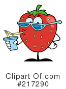 Strawberry Clipart #217290 by Hit Toon