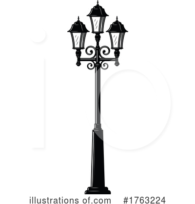 Royalty-Free (RF) Street Lamp Clipart Illustration by Vector Tradition SM - Stock Sample #1763224