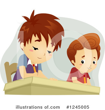 Royalty-Free (RF) Student Clipart Illustration by BNP Design Studio - Stock Sample #1245005