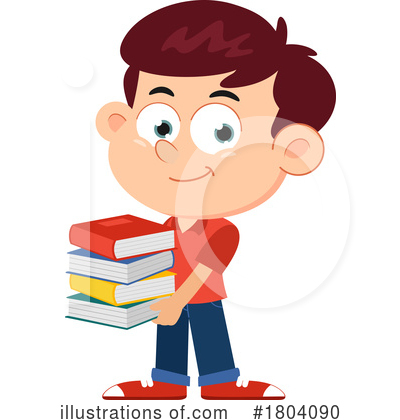 Reading Clipart #1804090 by Hit Toon