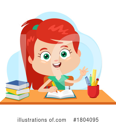 Student Clipart #1804095 by Hit Toon