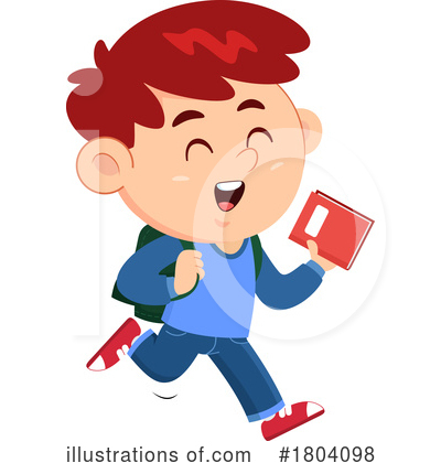 Book Clipart #1804098 by Hit Toon
