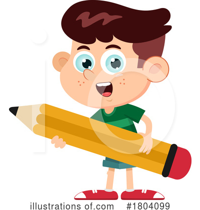 Pencils Clipart #1804099 by Hit Toon