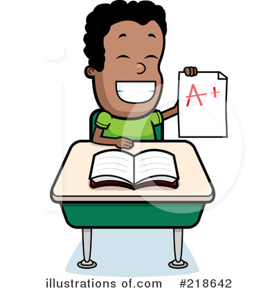 Royalty-Free (RF) Student Clipart Illustration by Cory Thoman - Stock Sample #218642
