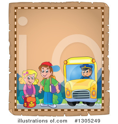 Royalty-Free (RF) Students Clipart Illustration by visekart - Stock Sample #1305249