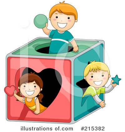 Royalty-Free (RF) Students Clipart Illustration by BNP Design Studio - Stock Sample #215382