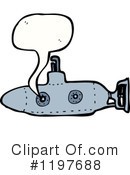 Submarine Clipart #1197688 by lineartestpilot