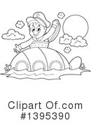 Submarine Clipart #1395390 by visekart